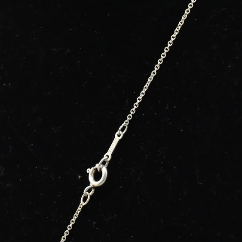 Tiffany & Co Sterling Double Loop / Infini Elsa Peretti Necklace w Box - Picture 7 of 11